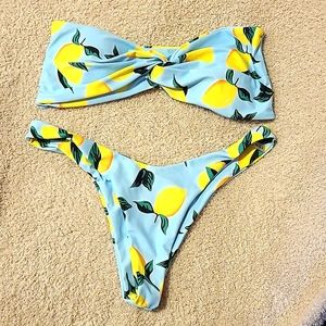 ZAFUL lemon print bikini